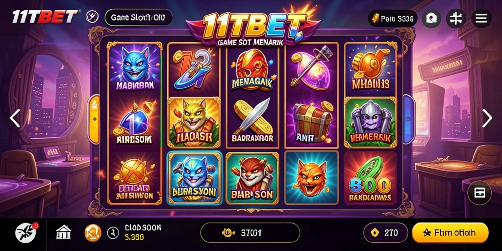 Tampilan gameplay menarik dari mesin Slot di 11TBET