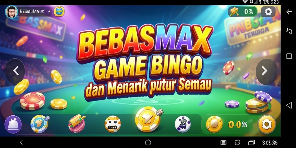 Tampilan gameplay Bingo yang seru dan interaktif di BEBASMAX.