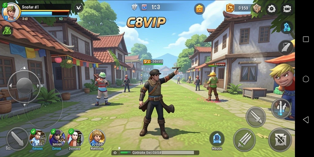 Tampilan gameplay C8VIP yang mengasyikkan dan interaktif.