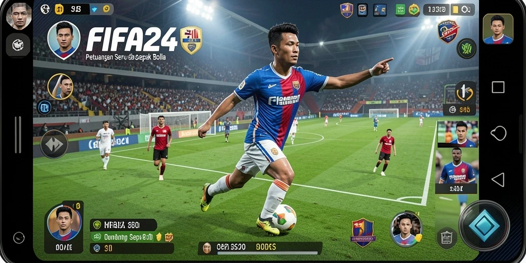 Gameplay seru FIFA234 dengan petualangan menarik.