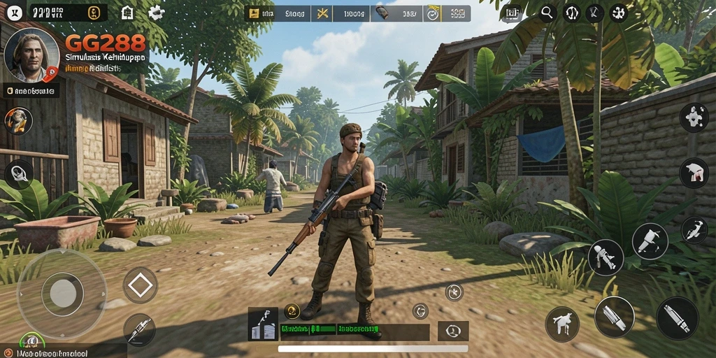Tampilan gameplay GG288 yang imersif dan interaktif