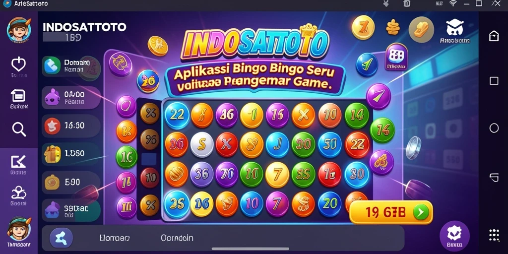Tampilan gameplay seru INDOSATTOTO dengan suasana Bingo yang menarik.