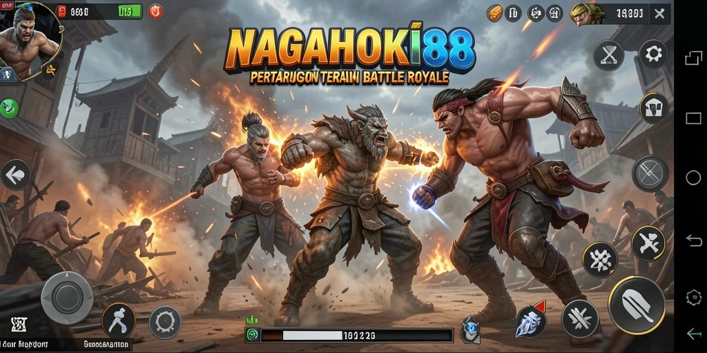 Tampilan gameplay NAGAHOKI88 yang menegangkan dan penuh aksi.