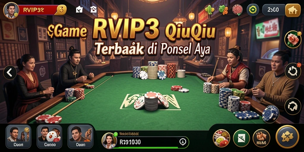 Tampilan gameplay QiuQiu yang seru dan menarik.