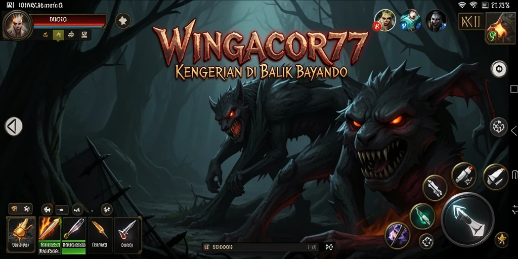 Gameplay WINGACOR77 menampilkan ketegangan dan kengerian yang mencekam.